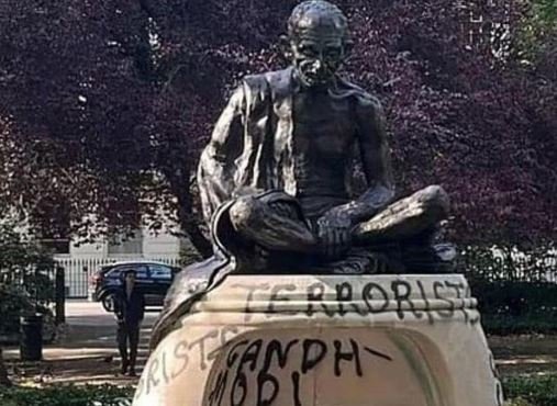 Mahatma Gandhi Statue : 2 ਅਕਤੂਬਰ ਤੋਂ ਪਹਿਲਾਂ ਲੰਡਨ ’ਚ ਮਹਾਤਮਾ ਗਾਂਧੀ ਦੇ ਬੁੱਤ ਦੀ ਭੰਨਤੋੜ, ਭਾਰਤੀ ਦੂਤਾਵਾਸ ਨੇ ਜਤਾਇਆ ਸਖ਼ਤ ਇਤਰਾਜ਼