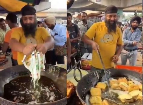 ਉਬਲਦੀ ਕੜਾਹੀ 'ਚ ਖੋਲ੍ਹੇ ਸੀ ਰਿਫਾਇੰਡ, ਸਿਹਤ ਵਿਭਾਗ ਨੇ '10 ਰੁਪਏ ਬਰੈਡ ਪਕੌੜਾ' ਵਾਲਾ ਦੇ ਭਰੇ ਸੈਂਪਲ